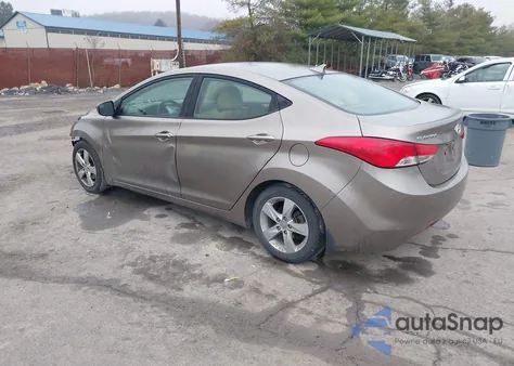 2013 Hyundai Elantra Gls from USA, damaged, VIN 5NPDH4AEXDH419655